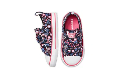 Converse (td)  Chuck Taylor All Star Low Top Flowered Purple/pink In Multi