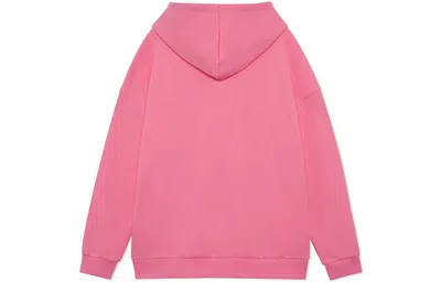 Li-ning Series Logo Pattern Pullover Hoodie 'pink'