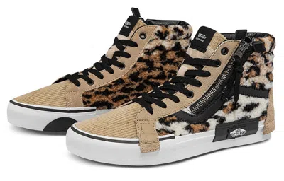 Vans Unisex Sk8-hi Cap Mid-top Sneakers Brown/black