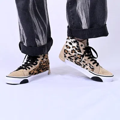 Vans Unisex Sk8-hi Cap Mid-top Sneakers Brown/black