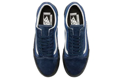 Vans Unisex Skate Old Skool Vcu Sneakers Black/blue