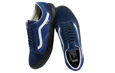 Vans Unisex Skate Old Skool Vcu Sneakers Black/blue
