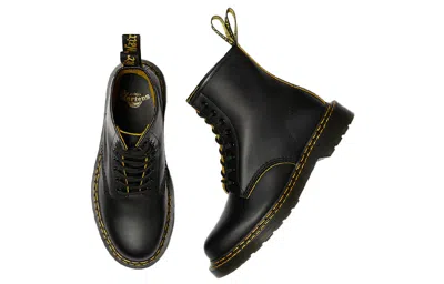 Dr. Martens Woman Ankle Boots Black Size 7 Leather In Black