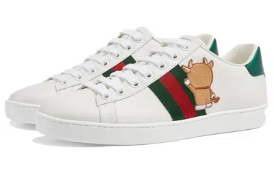 Gucci (wmns) Doraemon X  Ace 'ivory Devil Patch'
