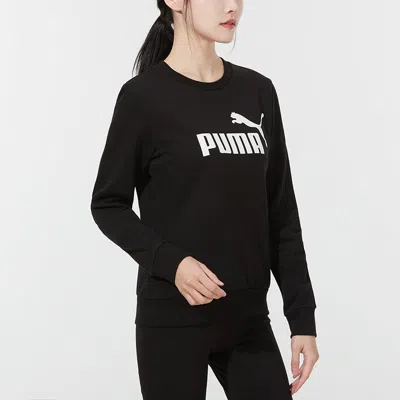 Puma (wmns)  Essential Logo Fleece Crew Neck Sweater 'black'