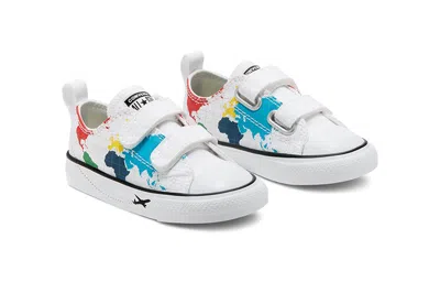 Converse (td)  Chuck Taylor All Star 2v Little White/multi-color