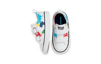 Converse (td)  Chuck Taylor All Star 2v Little White/multi-color