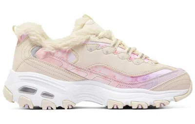 Skechers (wmns)  D'lites 1.0 'natural Pink' In Neutral