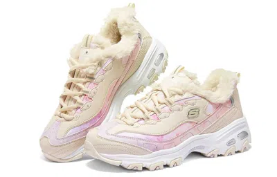 Skechers (wmns)  D'lites 1.0 'natural Pink' In Neutral