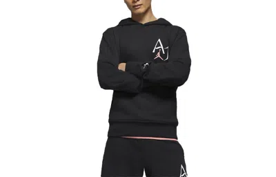 Air Jordan Logo Hoodie 'black White'