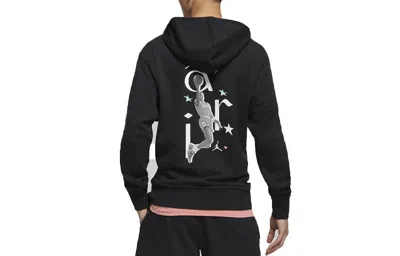 Air Jordan Logo Hoodie 'black White'
