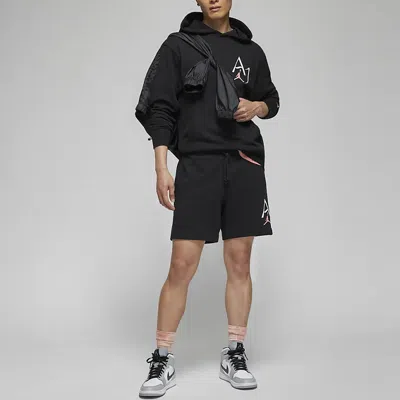Air Jordan Logo Hoodie 'black White'