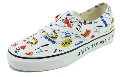 Vans Authentic Low Tops Skateboarding Shoes Creamy White Creamwhite