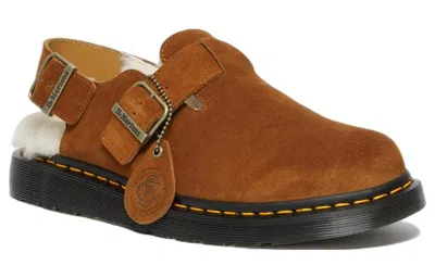 Dr. Martens' Dr. Martens Jorge Shearling Mules In Brown