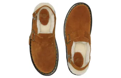 Dr. Martens' Dr. Martens Jorge Shearling Mules In Brown