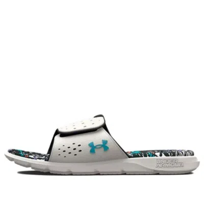 Under Armour (wmns)  Ignite 7 Graphic Footbed Slide 'grey Mist Floral'