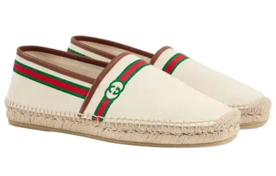 Gucci (wmns)  Embroidered Espadrilles 'interlocking G - White'