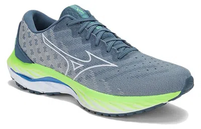 Mizuno Wave Inspire Running Shoes 'blue Grey' In Gray
