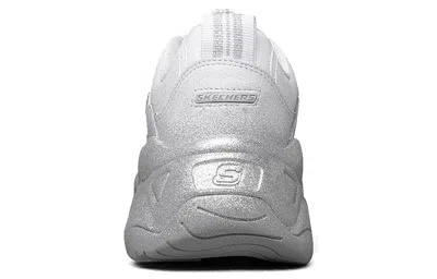 Skechers (wmns)  D Lites 3.0 Low-top Sneakers White/silver In Metallic