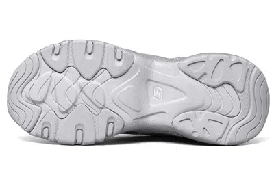 Skechers (wmns)  D Lites 3.0 Low-top Sneakers White/silver In Metallic