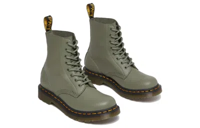 Dr. Martens' (wmns) Dr. Martens 1460 Pascal Virginia Leather Boots 'khaki Green'