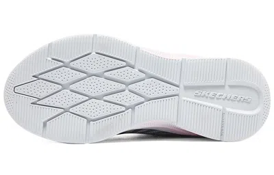 Skechers (gs)  Microspec Rejoice Racer 'grey Pink' In Blue