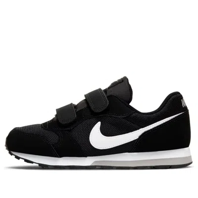 Nike (ps)  Md Runner 2 'white Wolf Grey' In Black
