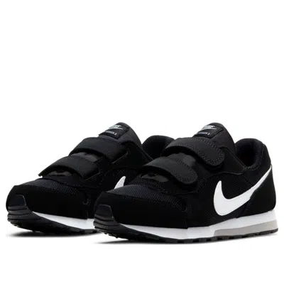 Nike (ps)  Md Runner 2 'white Wolf Grey' In Black