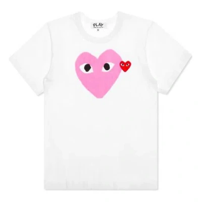 Comme Des Garçons Play Heart Graphic Crewneck Short Sleeve T-shirt