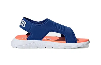 Adidas Originals (ps) Adidas Comfort Sandal C 'blue White Pink'