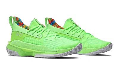 Under Armour (gs)  X Sour Patch Curry 7 'lime' In Green