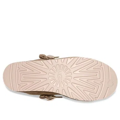 Ugg Lo Lowmel Beige Sneakers With Mesh Inserts And Logo On The Side In Suede Man In Multi