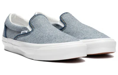 Vans Vault Og Classic Slip-on Lx 'inside Out Denim' In Gray