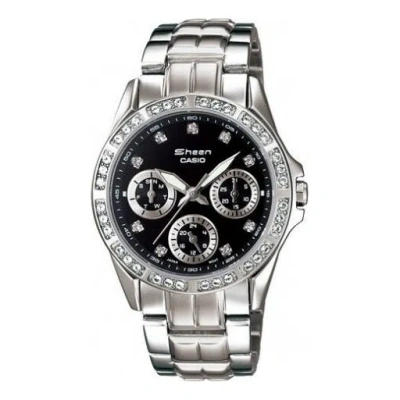 Casio Edifice Series 50m Waterproof Date Display Quartz Watch Stainless Steel Strap Silver Analog