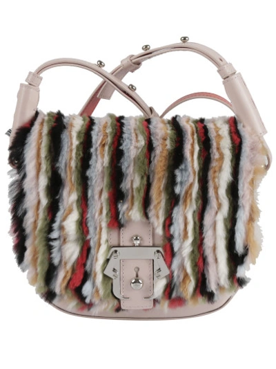 Shop Paula Cademartori Petite Babeth Shoulder Bag In Multicolour