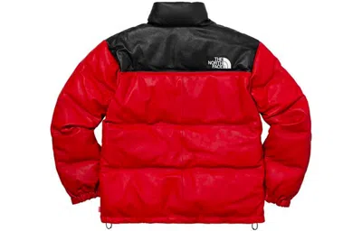 Supreme X The North Face Nuptse Jacket In Red | ModeSens