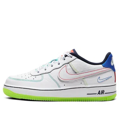 Nike (gs)  Air Force 1 Low Bg 'outside The Lines' In White