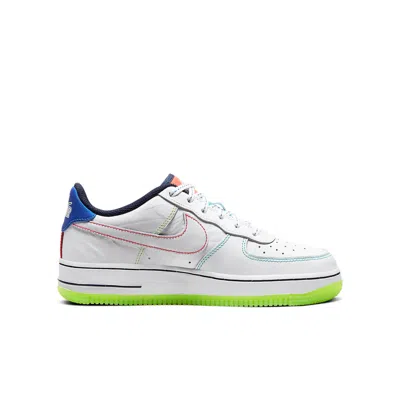 Nike (gs)  Air Force 1 Low Bg 'outside The Lines' In White
