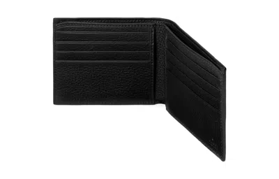 Gucci Jumbo Gg Leather Wallet In Black