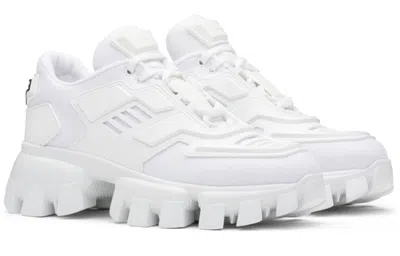 Prada Logo Sneakers In White