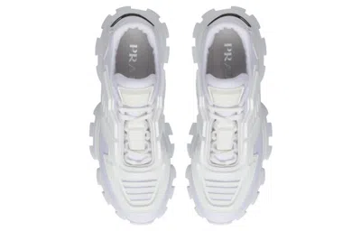 Prada Logo Sneakers In White