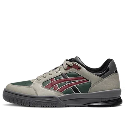 Asics Gel-spotlyte Low 'dark Green Burgundy' In Gray