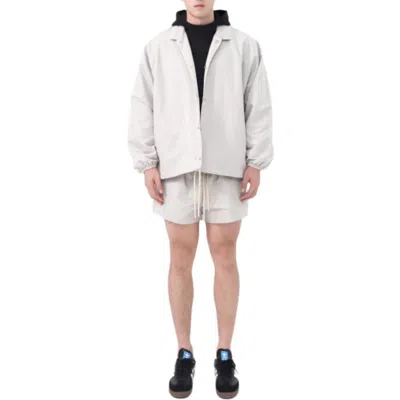 Essentials Fear Of God  Fw23 Running Short 'silver Cloud' In Neutral
