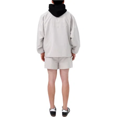 Essentials Fear Of God  Fw23 Running Short 'silver Cloud' In Neutral
