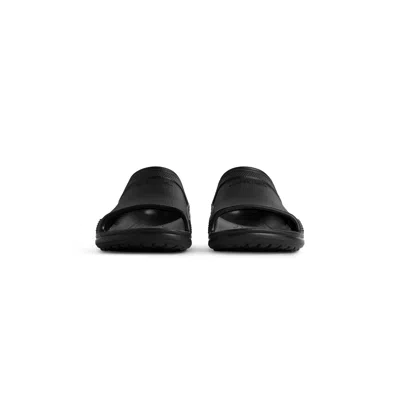 Balenciaga Crocs Rubber Pool Slides In Black