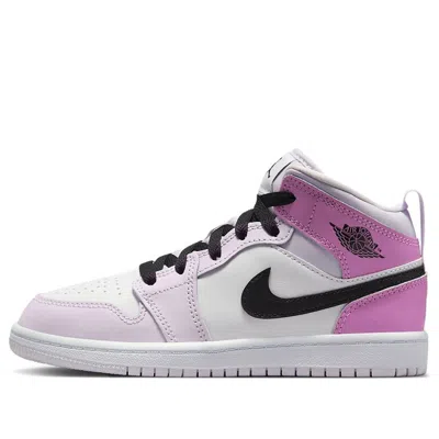 Air Jordan (ps)  1 Mid 'barely Grape' In Multi