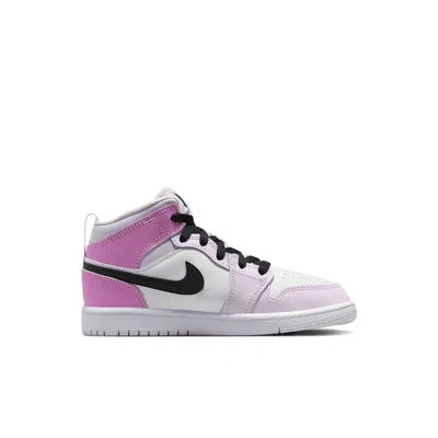 Air Jordan (ps)  1 Mid 'barely Grape' In Multi