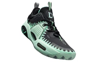 Li-ning Wade All City 9 V1.5 'black Turquoise' In Green