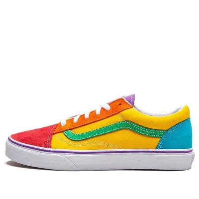 Vans (gs)  Old Skool 'rainbow Colorblock' In Multi