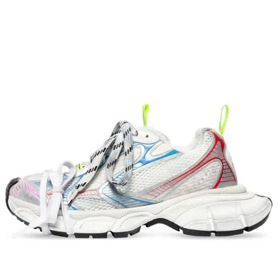 Balenciaga 3xl Mesh And Faux Leather Sneakers In Multi